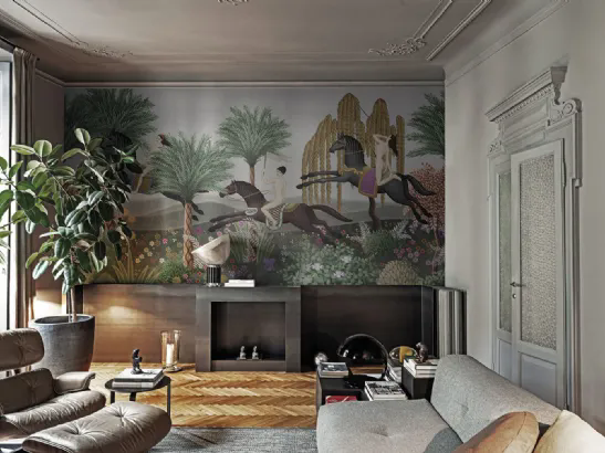 Carta da parati La Course di London Art