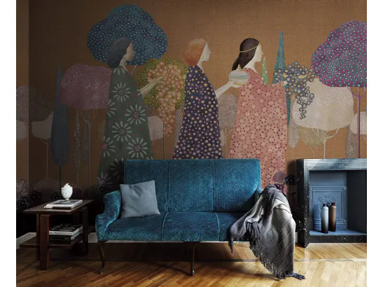 Carta da parati Les Princesses di London Art