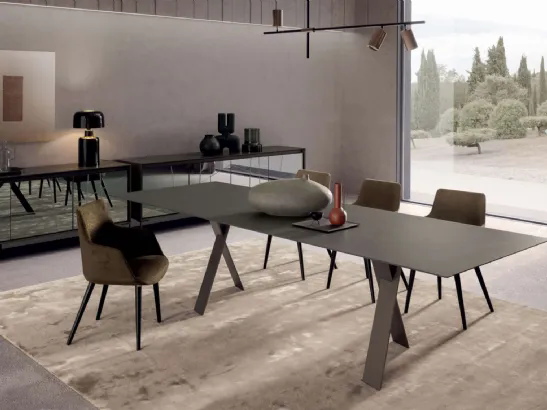 Tavolo allungabile Tailor in ecomalta di Presotto