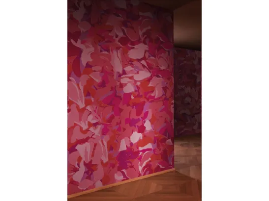 Carta da parati Berkshire Poppies di London Art