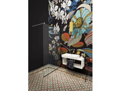 Carta da parati floreale dai colori vivaci Carioca di London Art
