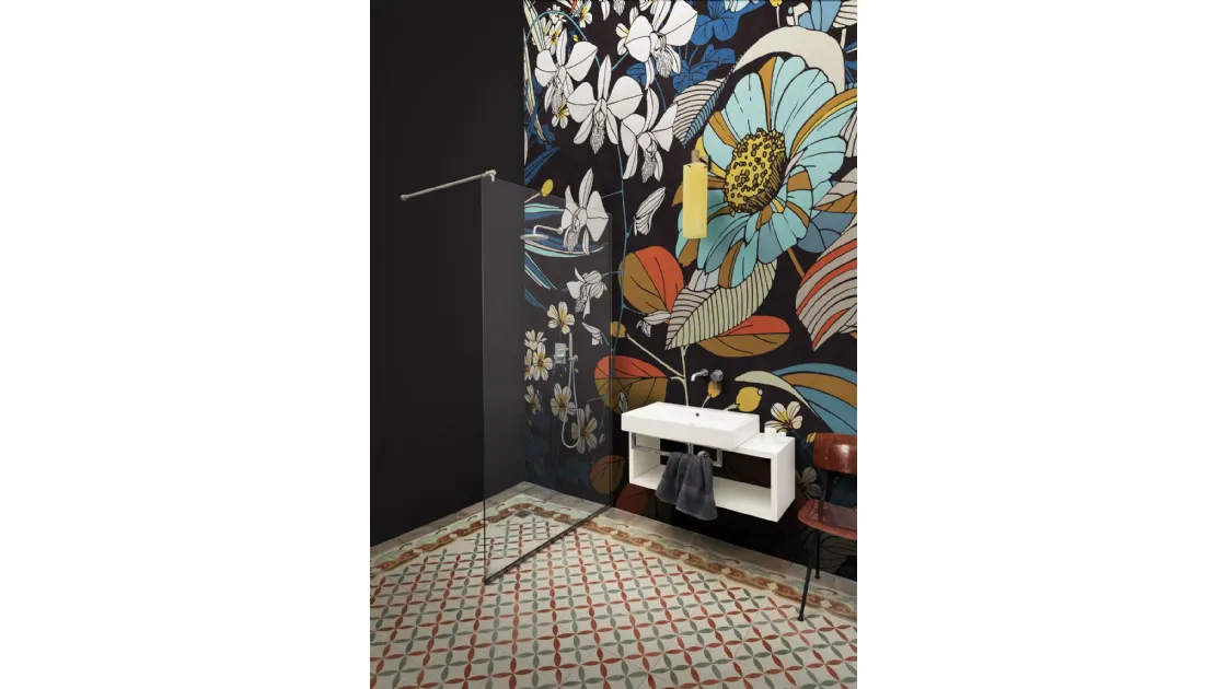 Carta da parati floreale dai colori vivaci Carioca di London Art