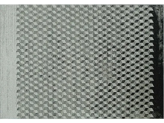 Tappeto Rubik in tessuto di cotone e ciniglia di Cattelan Italia