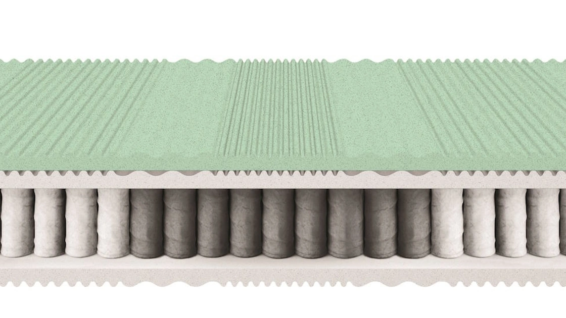Materasso Sinfonia Standard a molle insacchettate e memory di Morfeus