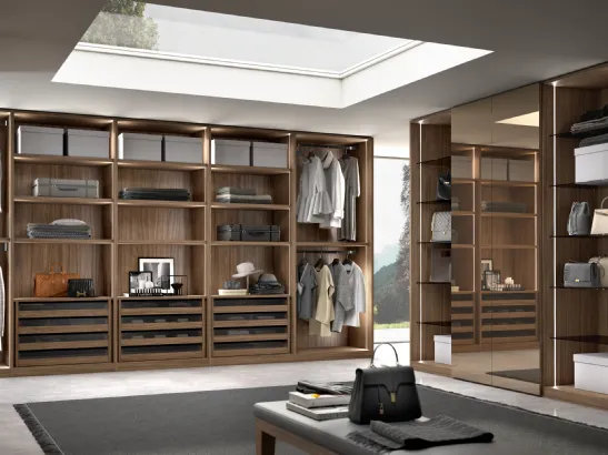 Cabina Armadio Essential Walnut di Fimes