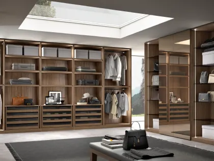 Cabina Armadio Essential Walnut di Fimes