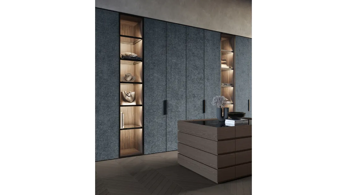Armadio con ante battenti Fab Denim di Olivieri
