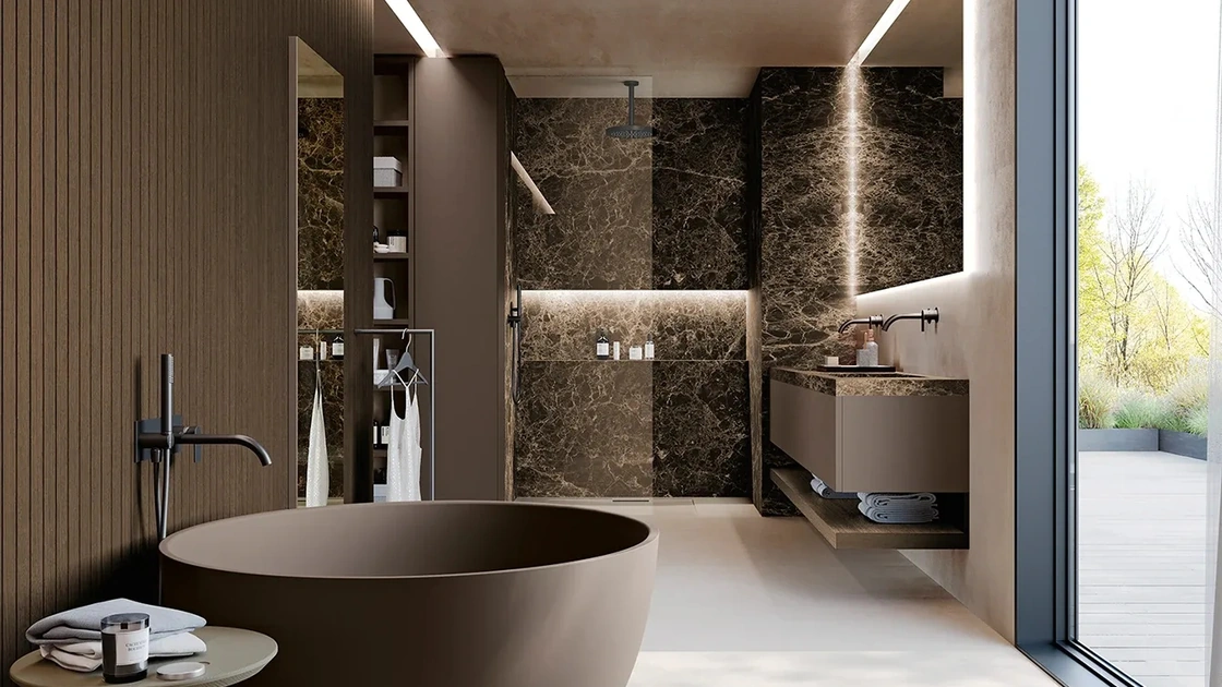 Mobile da Bagno moderno SB01 di Scandola