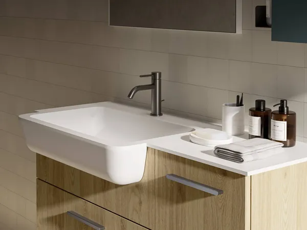 Mobile da Bagno a terra Sistema Maniglia 31 di Puntotre