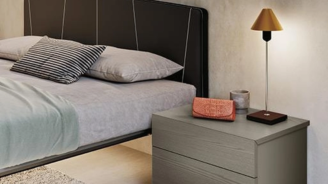 Comodino Noa in frassino di Mobilgam