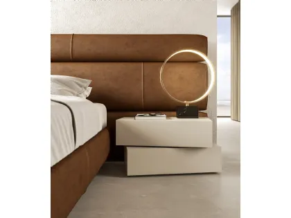 Comodino I-Night System Inclinart in laccato opaco di Presotto
