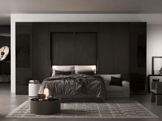 Letto a scomparsa in melaminico Comp 279 di Tumidei