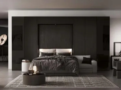 Letto a scomparsa in melaminico Comp 279 di Tumidei