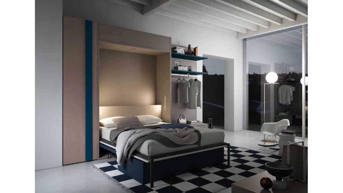 Letto a scomparsa Divano Flip di Tumidei