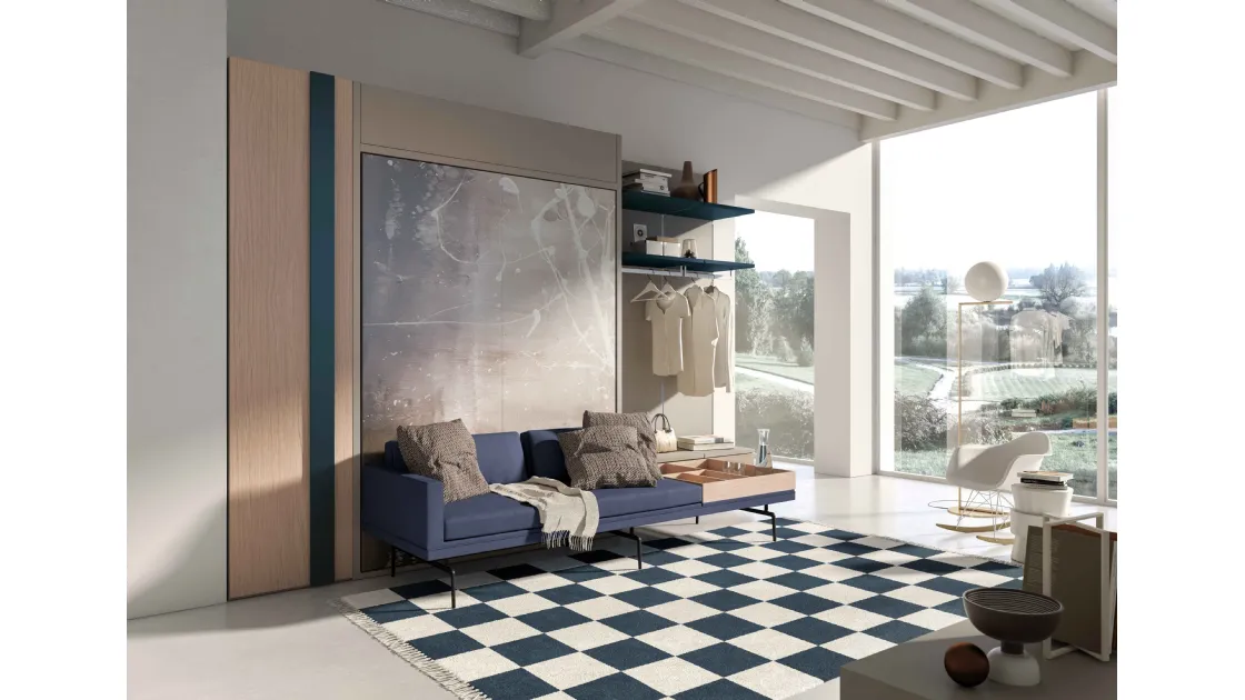 Letto a scomparsa Divano Flip di Tumidei