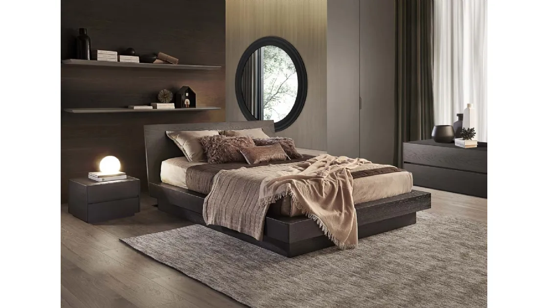 Letto Self Rovere Wenge di Olivieri