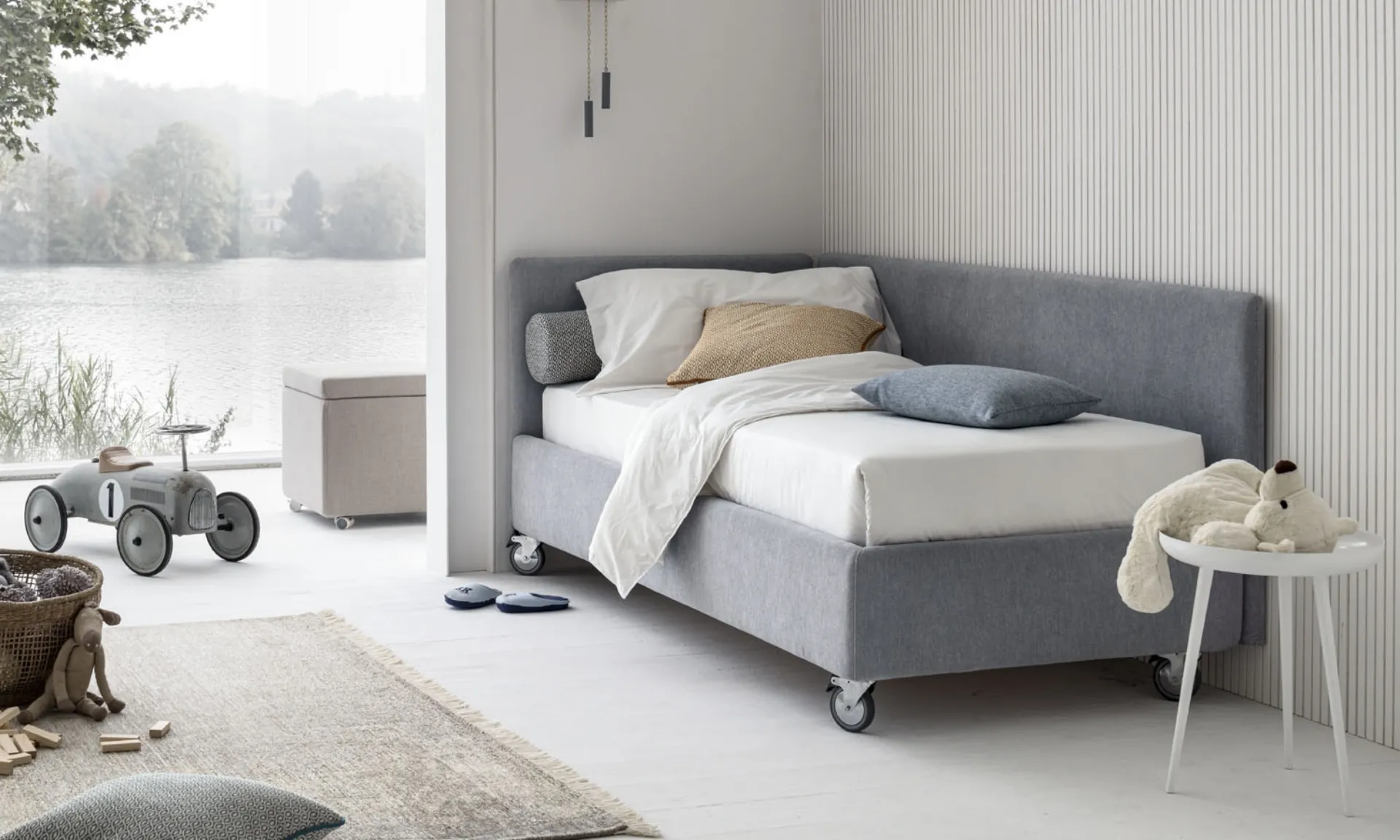 Day Bed Singolo con contenitore Joy Essenziale di V&Nice