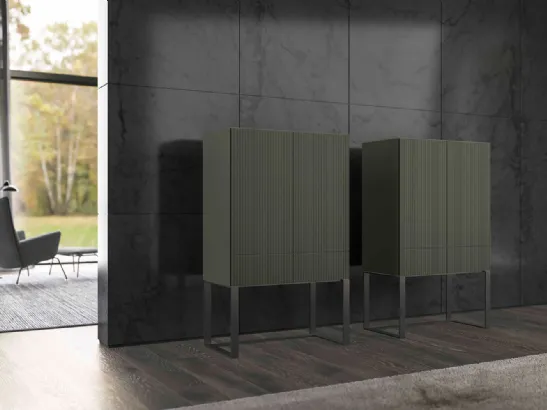 Madia Aqua 90 in laccato Vischio di Olivieri