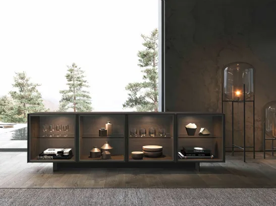 Madia Thelma 01 in Rovere Carbon e Vetro di Olivieri