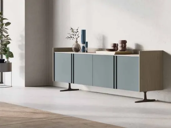 Madia moderna in laccato opaco Tray 02 di Orme