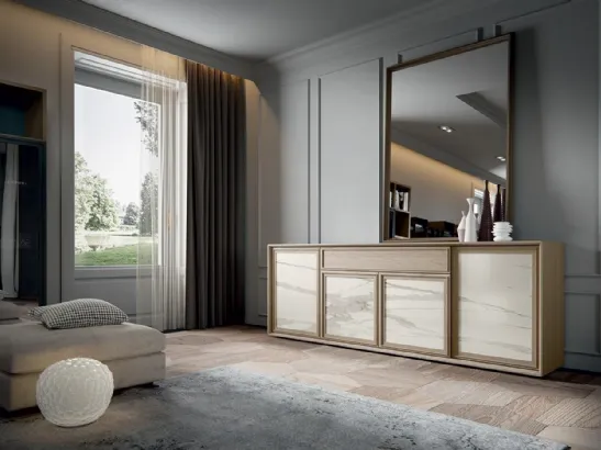 Madia Zenith Zen 03 in laminato e legno di Mobilgam