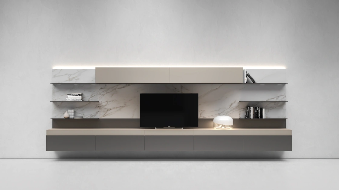 Mobile Porta Tv I-ModulART E di Presotto