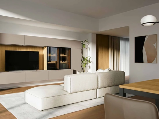 Parete Attrezzata Living MK01 di Gentili Cucine