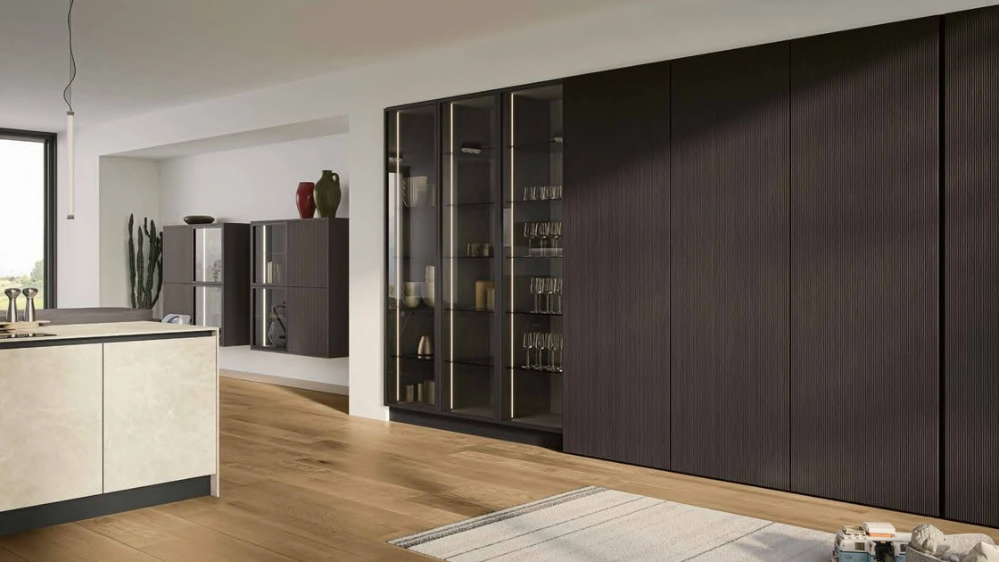 Parete Attrezzata Living MK12-01 di Gentili Cucine