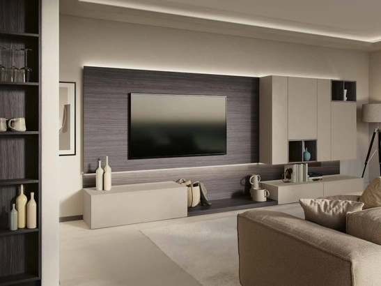 Parete Attrezzata Living MK05 di Gentili Cucine