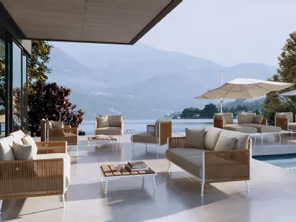 Salotto outdoor lineare Lido di Dema