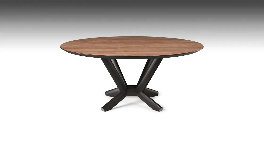 Tavolo rotondo in legno Planer Wood Round di Cattelan Italia