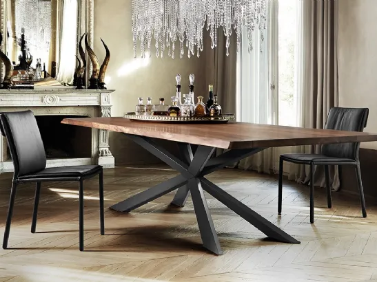 Tavolo Spyder Wood di Cattelan Italia