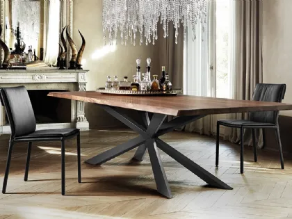 Tavolo Spyder Wood di Cattelan Italia