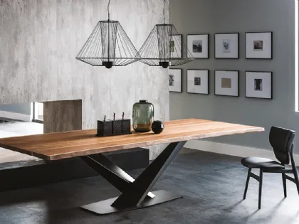 Tavolo con piano in legno Stratos Wood di Cattelan Italia