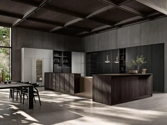 Cucina Design con isola Tai-O di Key Cucine