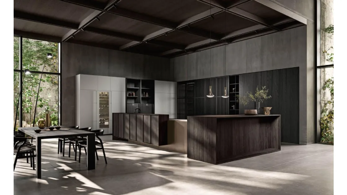 Cucina Design con isola Tai-O di Key Cucine