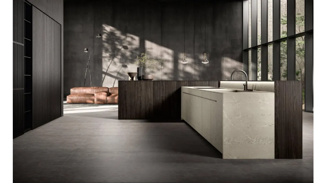 Cucina Design con isola Tai-O di Key Cucine