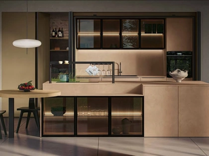 Cucina Moderna con isola MK09 di Gentili Cucine