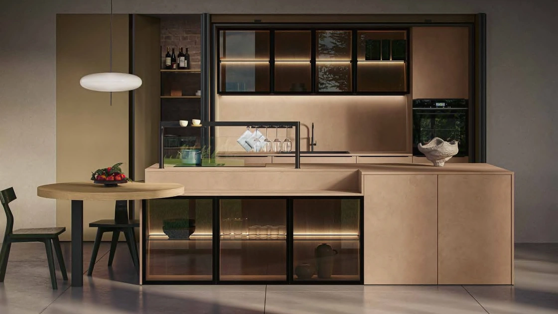 Cucina Moderna con isola MK09 di Gentili Cucine