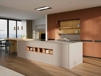 Cucina Moderna con isola MK01 di Gentili Cucine